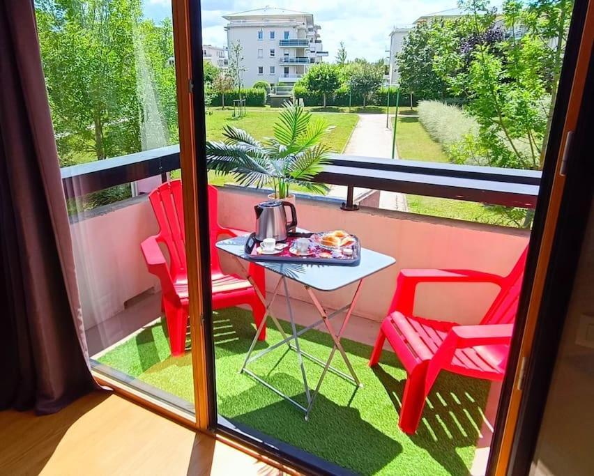 Les Villas De Beaulieu Caen Bagian luar foto